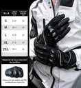 Guantes Moto Invierno Scoyco Mc164 Protecciónes Impermeable Negro Xl