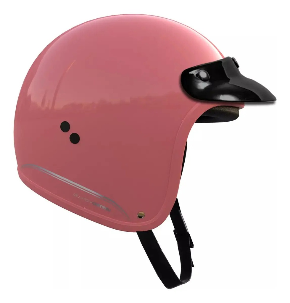 Casco Abierto Moto Vertigo V10 Fluid Rpm Rosa Brillante M