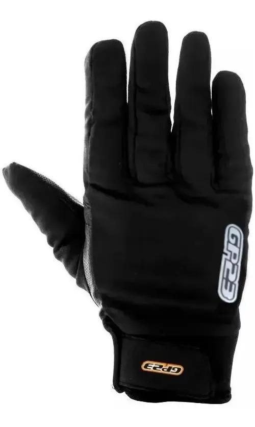 Guantes Moto Gp23 Softshell T/ Neoprene Full Color Negro Talle M