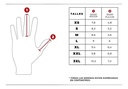 Guantes Moto Gp23 Pe-05 Táctil Con Protección Negros Rpm