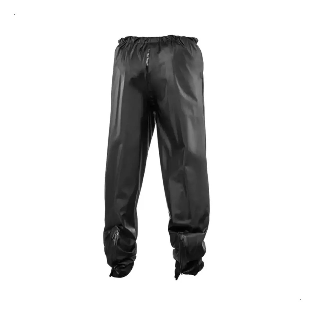 Equipo Piloto Traje De Lluvia Delta Campera Y Pantalon Moto Negro Xxxl