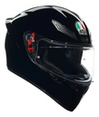 Casco Moto Integral Agv K1 S Alerón Integrado Rpm Negro Solid Brillante Xl