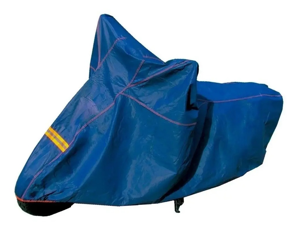 Funda Cubre Moto Laffitte  Protection Afelpado/traba M Rpm  Azul
