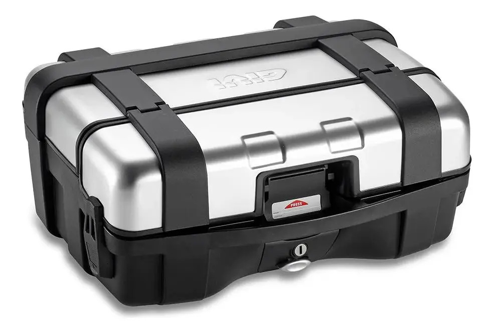 Lateral Baul Turismo Bolso 33 Lts Trekker Monokey Trk33n Rpm Plateado