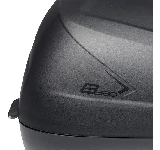 Baul Trasero Moto Givi B330nt 33 Lts Monolock 1 Casco Rpm Negro/gris