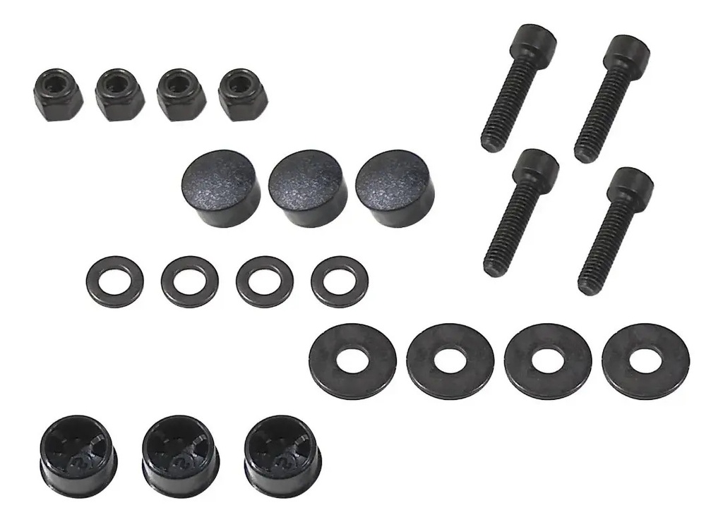 Base Baul Soporte Trasero Topcase Monokey M5 Givi Negro