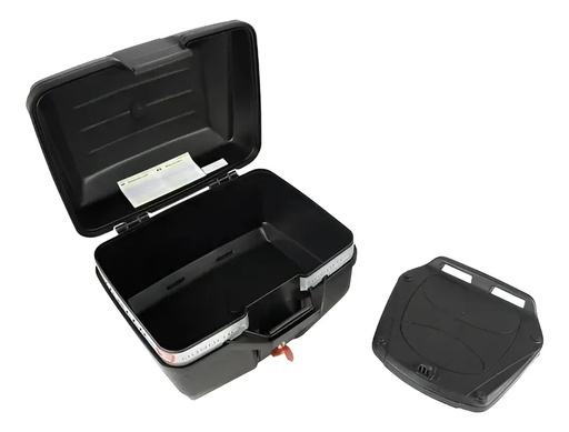Baúl Givi Moto Porta Casco Top Case 27l Monolock E27m Rpm Negro