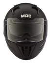 Casco Moto Integral Mac 069 Force Solid Doble Visor Rpm Negro Force Mate M