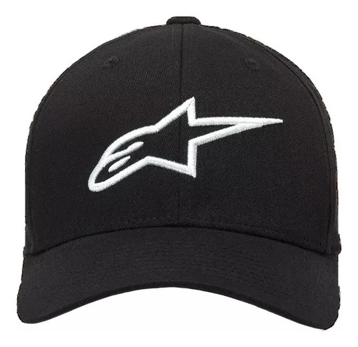 Gorra Alpinestars Ageless Curve Hat Negro Blanco Rojo Rpm