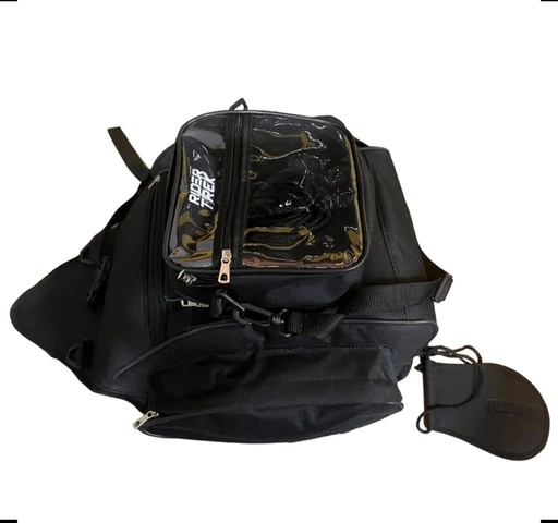 Bolso Tanque Moto Cuatriciclo  Touring  Rider Trek Rpm Negro
