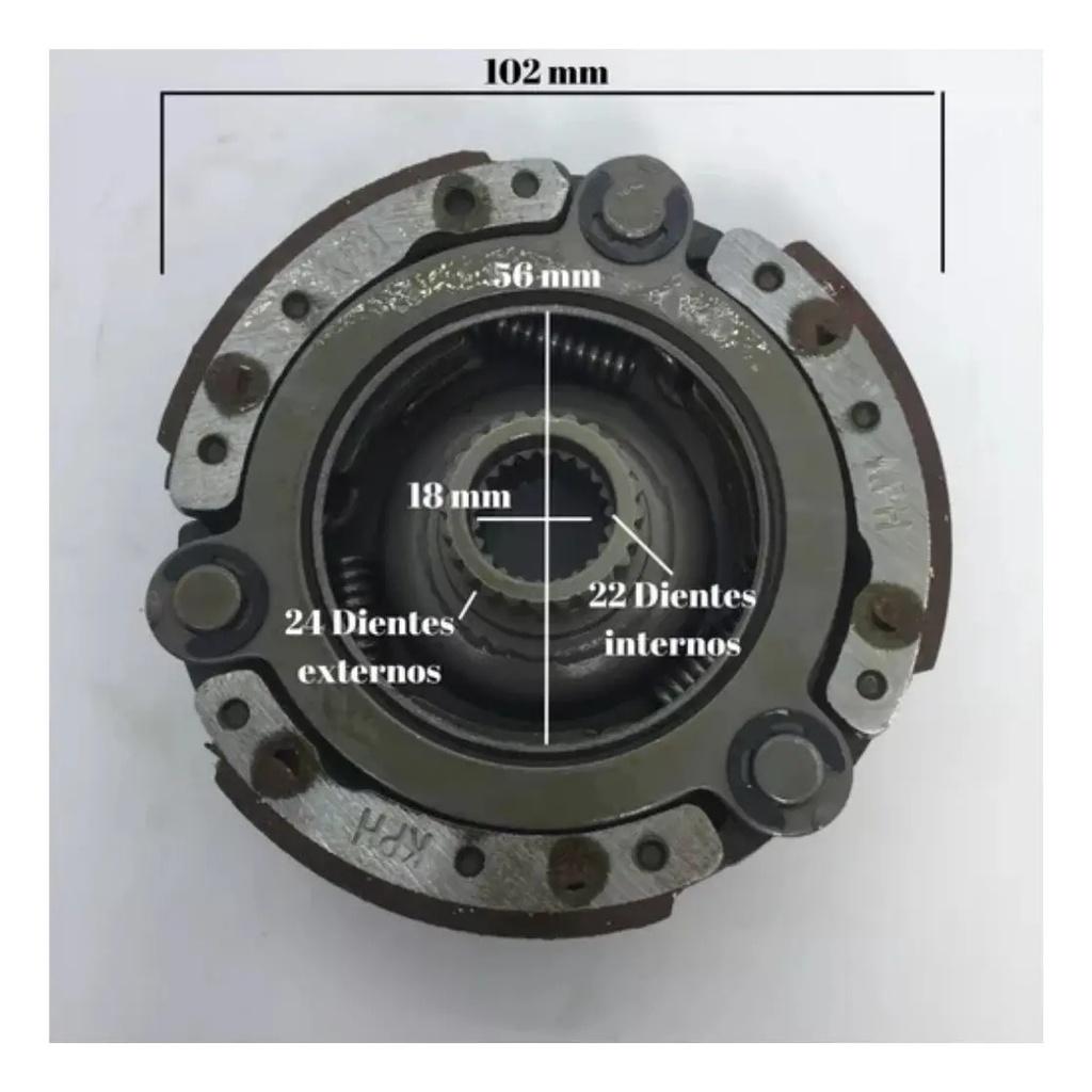 Embrague Centrifugo Honda Biz 125 Rpm
