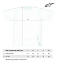 Remera Hombre Manga Corta Moto Alpinestars Rpm Xl Blanco Neu Ageless Tee