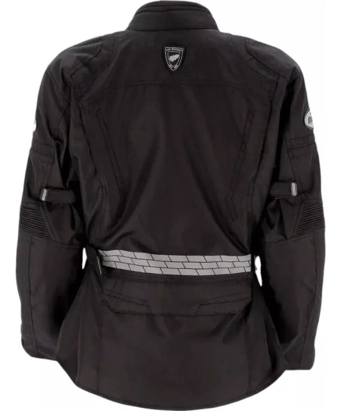 Campera Larga Moto Mujer Joe Rocket Ballistic 3.0 Rpm Negro Lisa M
