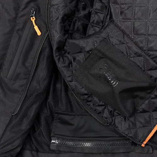 Campera Moto Mujer Mac Cardinal Cordura Protecciones Rpm Negro Cardinal S Nuevo Modelo