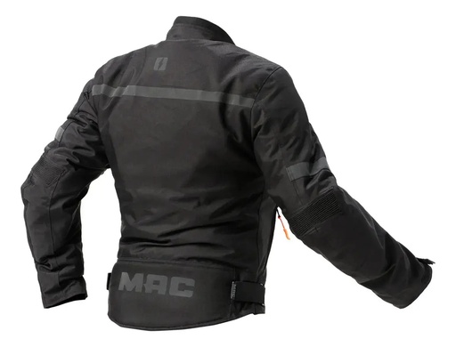 Campera Moto Mujer Mac Cardinal Cordura Protecciones Rpm Negro Cardinal Xs