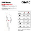 Pantalon Moto Mujer Mac Cardinal Cordura Protecciones Rpm Negro Xs