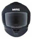 Casco Moto Integral Mac Ff801 Starter Rpm Negro Solid Mate Xl