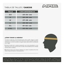 Casco Moto Integral Mac Ff801 Starter Rpm Negro Solid Mate Xl