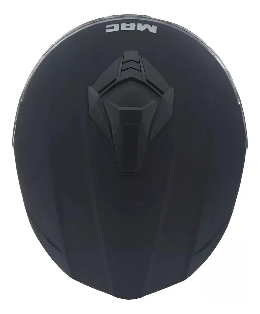Casco Moto Integral Mac Ff801 Starter Rpm Negro Solid Mate S
