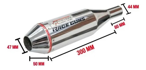 Silenciador Paolucci 250cc St2 Tipo Honda Twister Rpm Logo Clasico