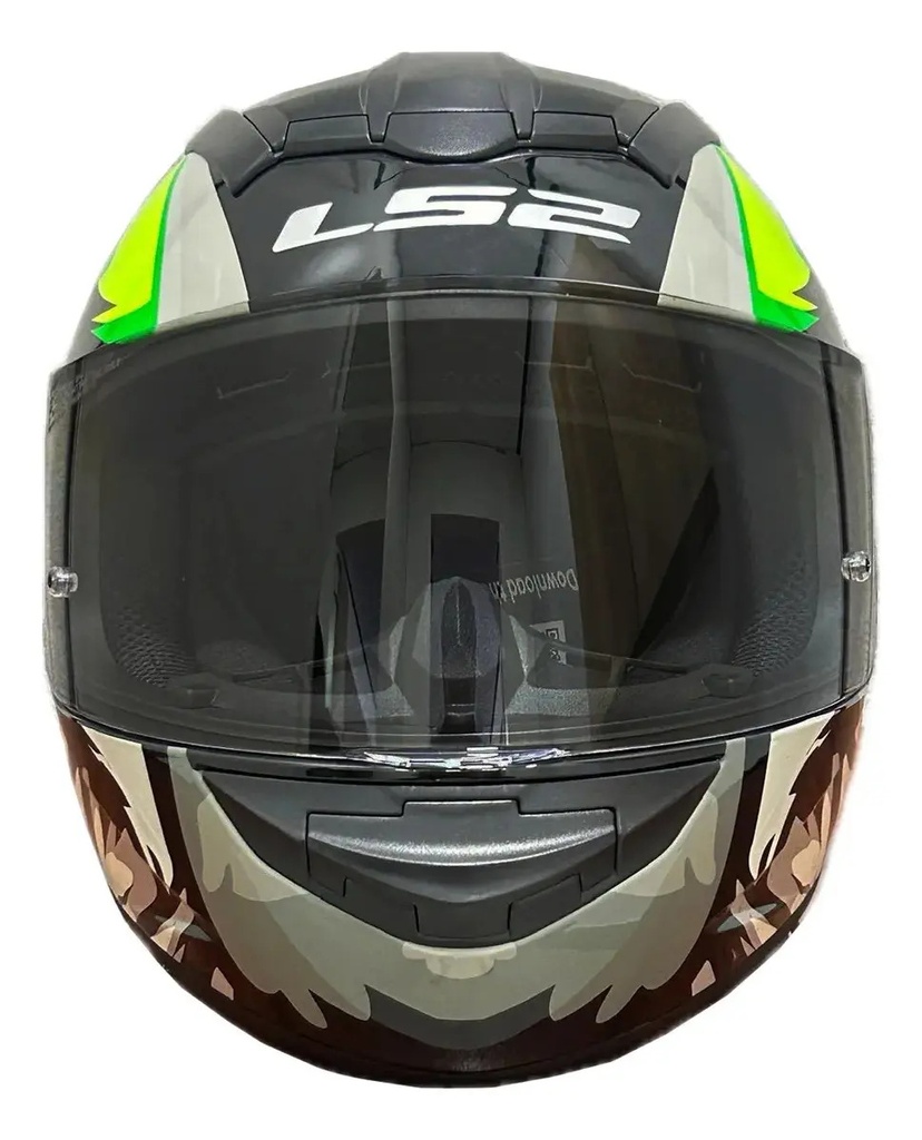 Casco Integral Rookie Moto Ls2 352 Rookie Weiler Spoiler Rpm