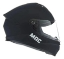 Casco Moto Integral Mac 801 Starter Solid Mate Rpm Negro Starter Mate M
