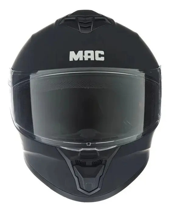 Casco Moto Integral Mac 801 Starter Solid Mate Rpm Negro Starter Mate Xs