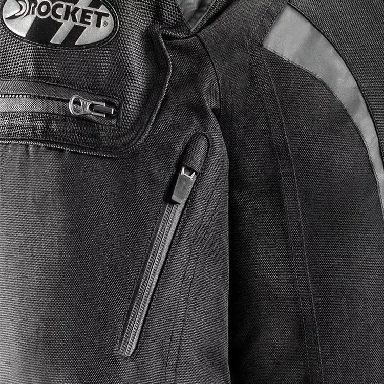 Campera Moto Hombre Joe Rocket Atomic 5.0 Desmontable Rpm Negro Cordura M