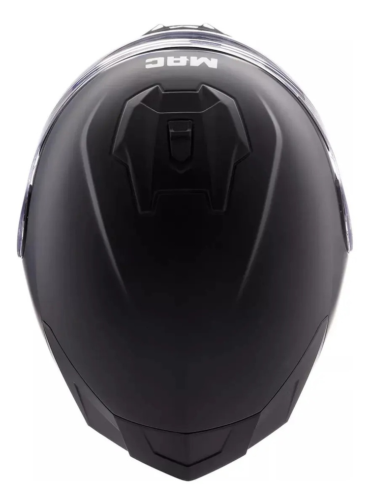 Casco Moto Integral Mac 070 Volt Solid Mate Rpm Negro Volt Solid Mate L