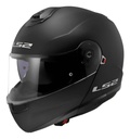 Casco Moto Rebatible Ls2 908 Strobe 2 Doble Visor Rpm Negro Solid Mate Xl