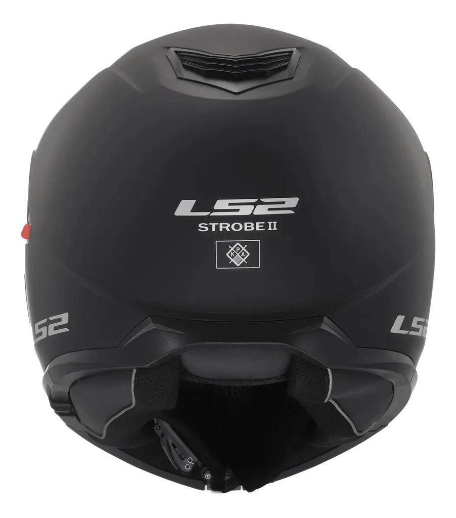 Casco Moto Rebatible Ls2 908 Strobe 2 Doble Visor Rpm Negro Solid Mate L