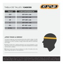 Casco Moto Enduro Cross Gp23 Cr800 Azul Mate Doble Visor