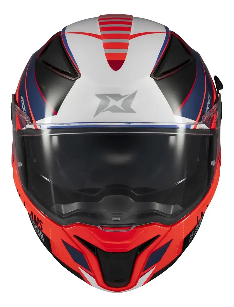 Casco Moto Integral Axxis Panther Passenger Doble Visor Rpm Rojo C5 Brillante S