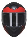 Casco Rebatible Punto Extremo Way 935 Rojo Doble Visor Rpm