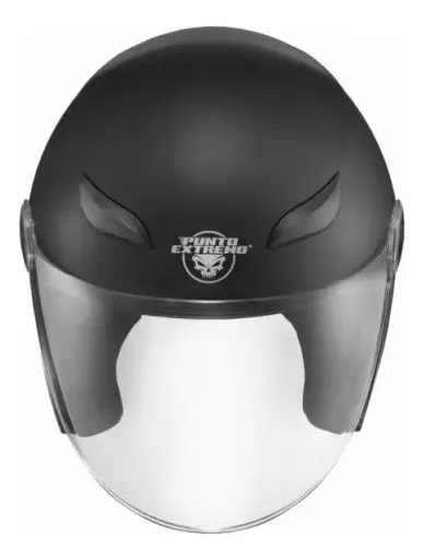 Casco Abierto Punto Extremo Xr100 Negro Mate Rpm Negro Mate S