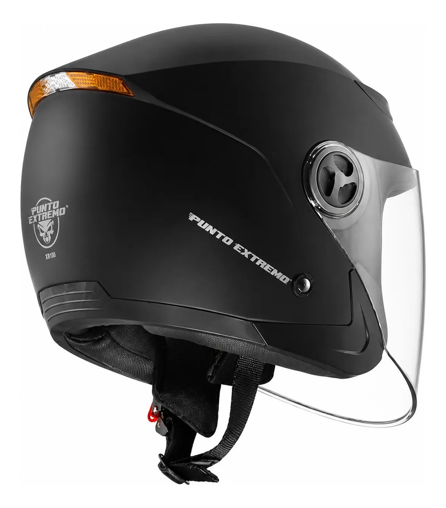 Casco Abierto Punto Extremo Xr100 Negro Mate Rpm Negro Mate Xl