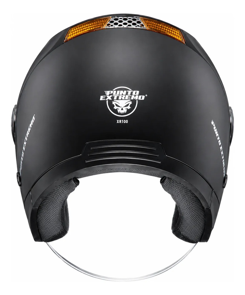 Casco Abierto Punto Extremo Xr100 Negro Mate Rpm Negro Mate Xl