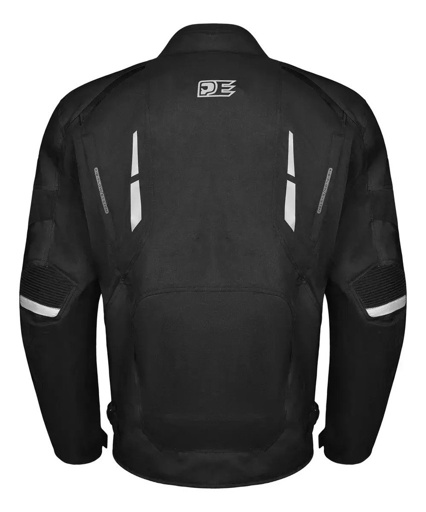 Campera Moto Punto Extremo Pk-02 Con Protecciones Rpm Negro Cordura Xxl