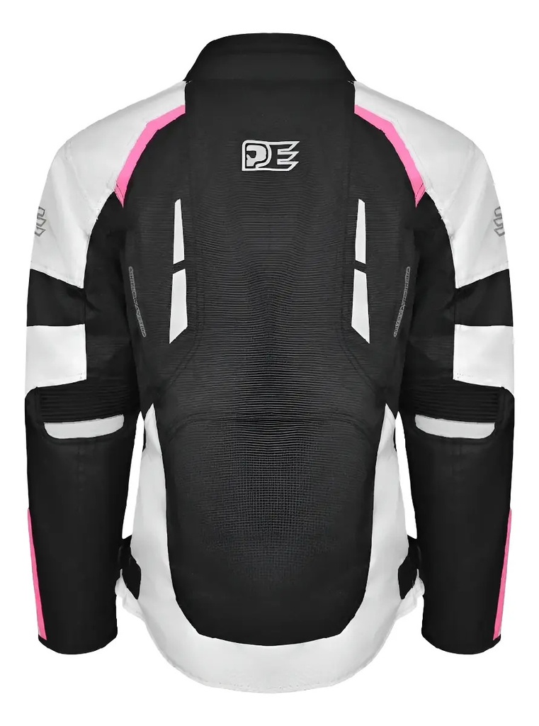 Campera Moto Mujer Punto Extremo Pk02 Proteccion Impermeable
