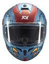 Casco Moto Integral Axxis Draken S Con Visor De Regalo Rpm Azul Dinotoon C7 Brillante M
