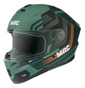 Casco Moto Integral Mac 070 Volt Rpm Verde/negro Wiberg Mate L