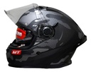 Casco Moto Integral Mt Braker Doble Visor Con Spoiler Rpm Gris Crossover C2 Mate M