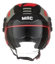 Casco Abierto Moto Mac Aerox Rpm Negro/rojo Katolit Mate S