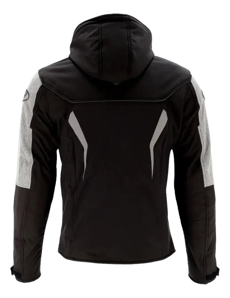Campera Moto Joe Rocket Meteor Softshell Protecciones Rpm Negro/gris Xxxl