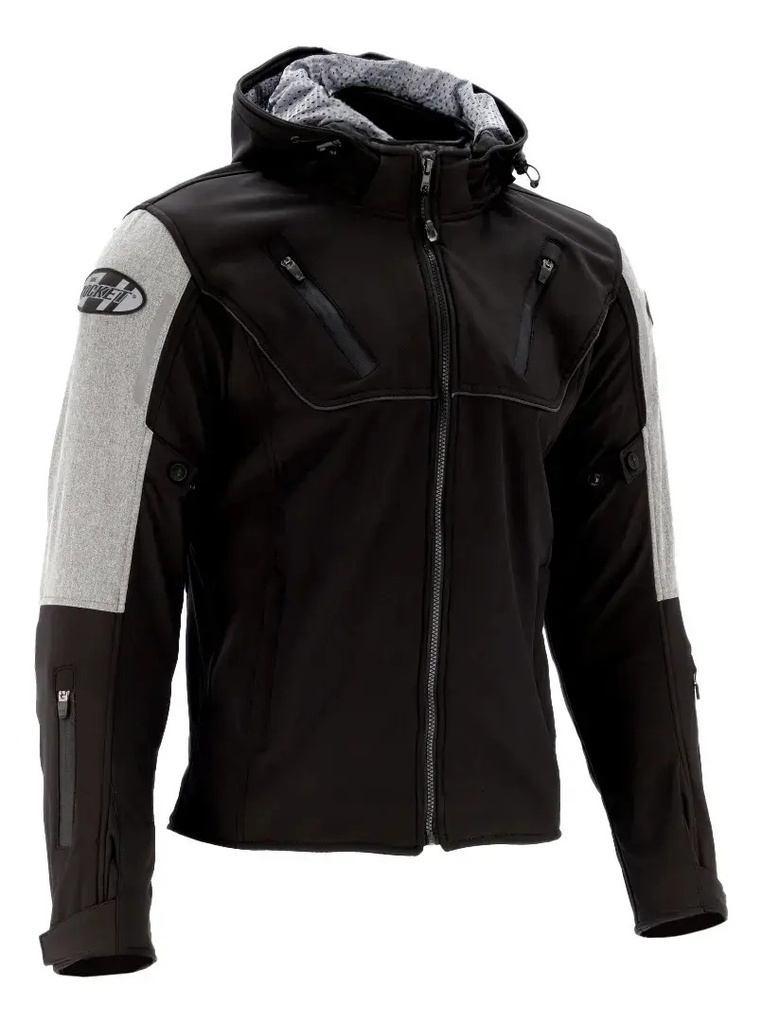 Campera Moto Joe Rocket Meteor Softshell Protecciones Rpm Negro/gris Xxxl