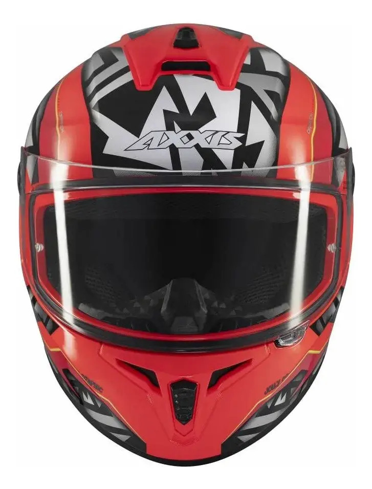 Casco Moto Integral Axxis Draken S Con Visor De Regalo Rpm Rojo Jolly C5 Brillante Xl