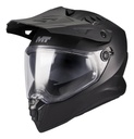Casco Integral Enduro Moto Mt Track Sv Doble Visor Rpm Negro Pure A1 Mate L
