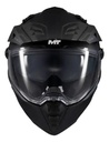 Casco Integral Enduro Moto Mt Track Sv Doble Visor Rpm Negro Pure A1 Mate L