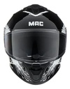 Casco Moto Integral Mac Ff801 Starter Rpm Negro/blanco Fenix Brillante S