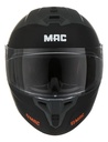 Casco Moto Integral Mac 070 Volt Rpm Negro/gris/naranja Rodak Mate Xxl